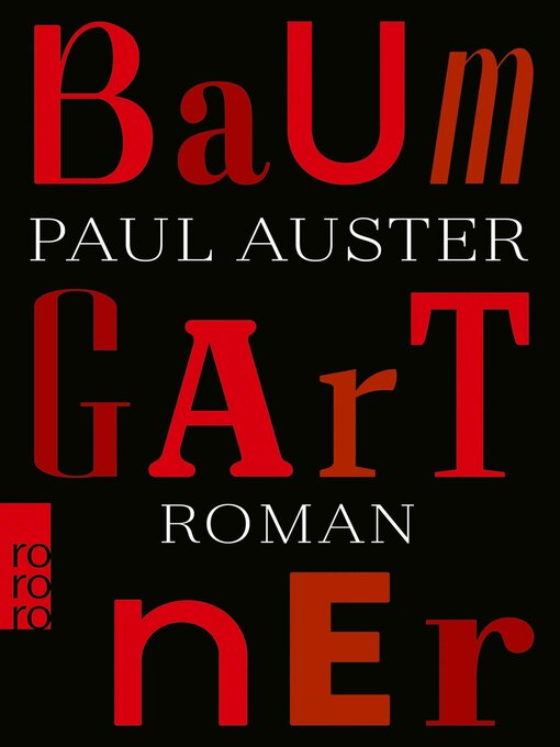 Title details for Baumgartner by Paul Auster - Wait list